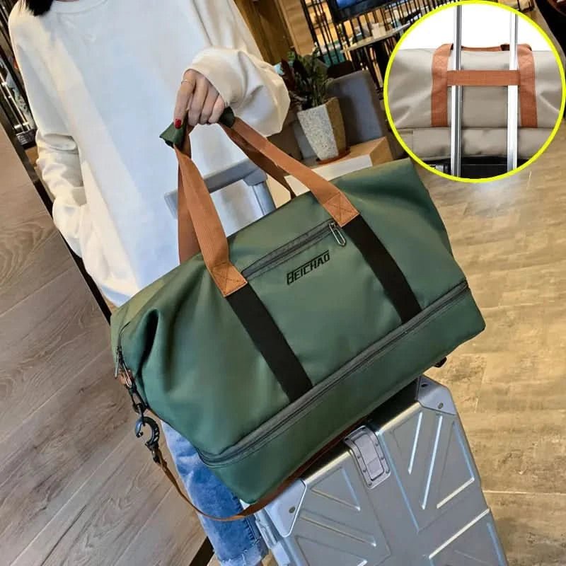 Bærbar Fitness Taske med Separat Skorum til Aktiv Rejse