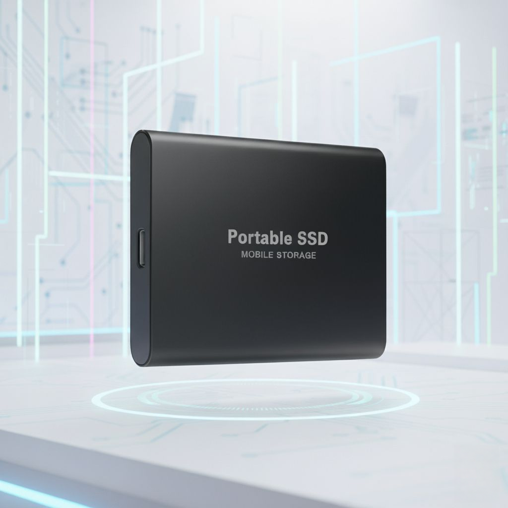 Bærbar SSD med Ultra Hurtig Dataoverførsel