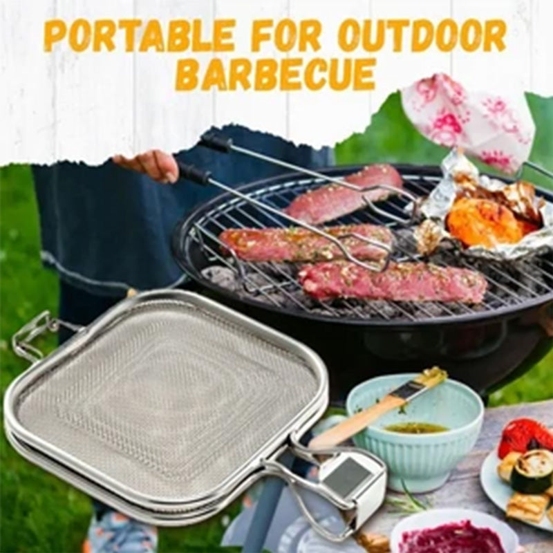 Bærbar Sandwichrister til Grill og Mikrobølgeovn