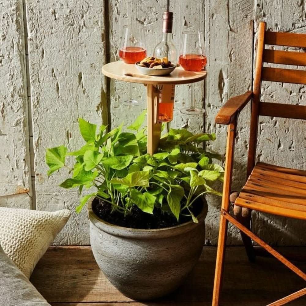Bærbart Picnicbord til Vin og Snacks