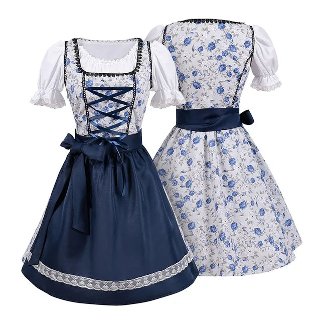 Betagende Bayersk Oktoberfest Dirndl Kjole