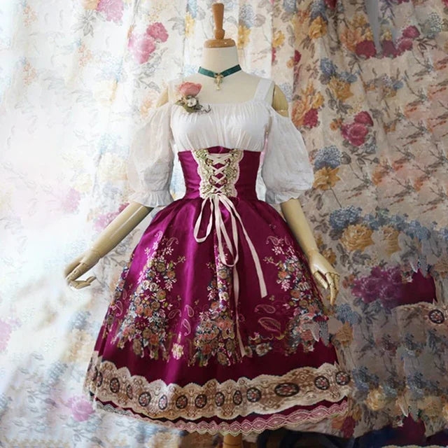 Betagende Oktoberfest Dirndl Kjole