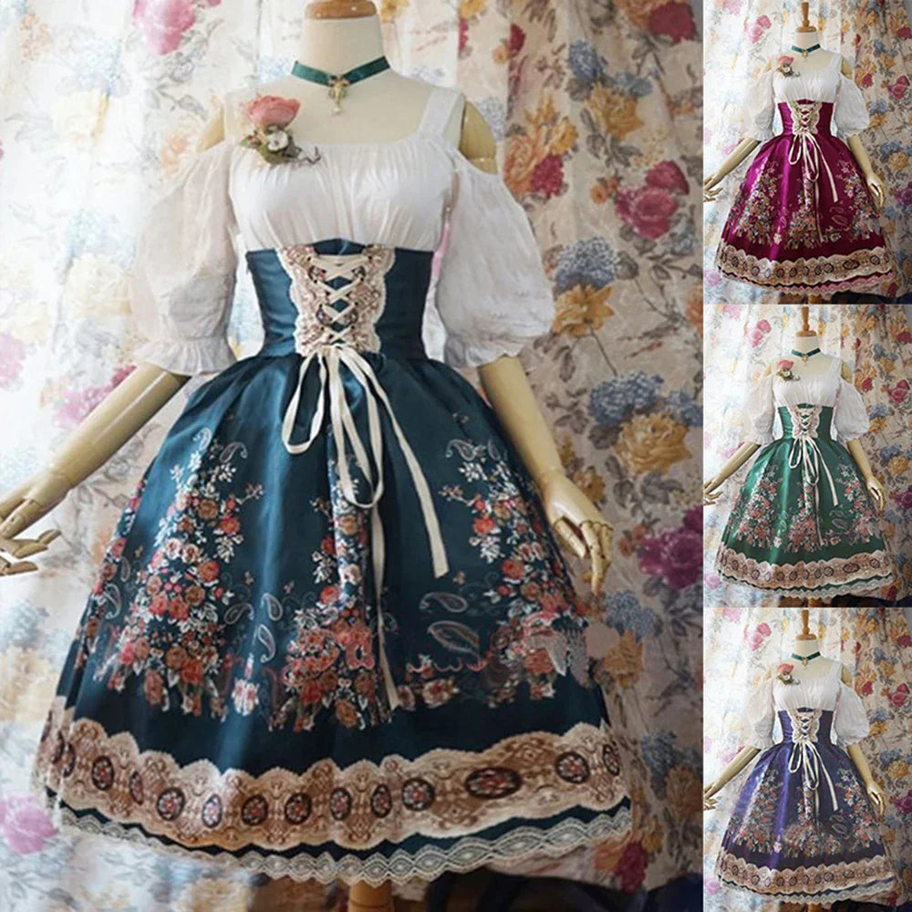 Betagende Oktoberfest Dirndl Kjole
