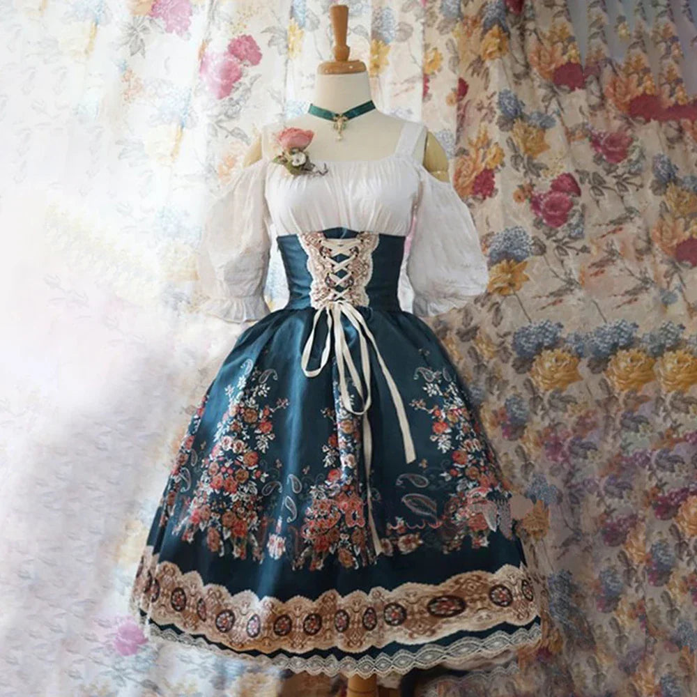 Betagende Oktoberfest Dirndl Kjole