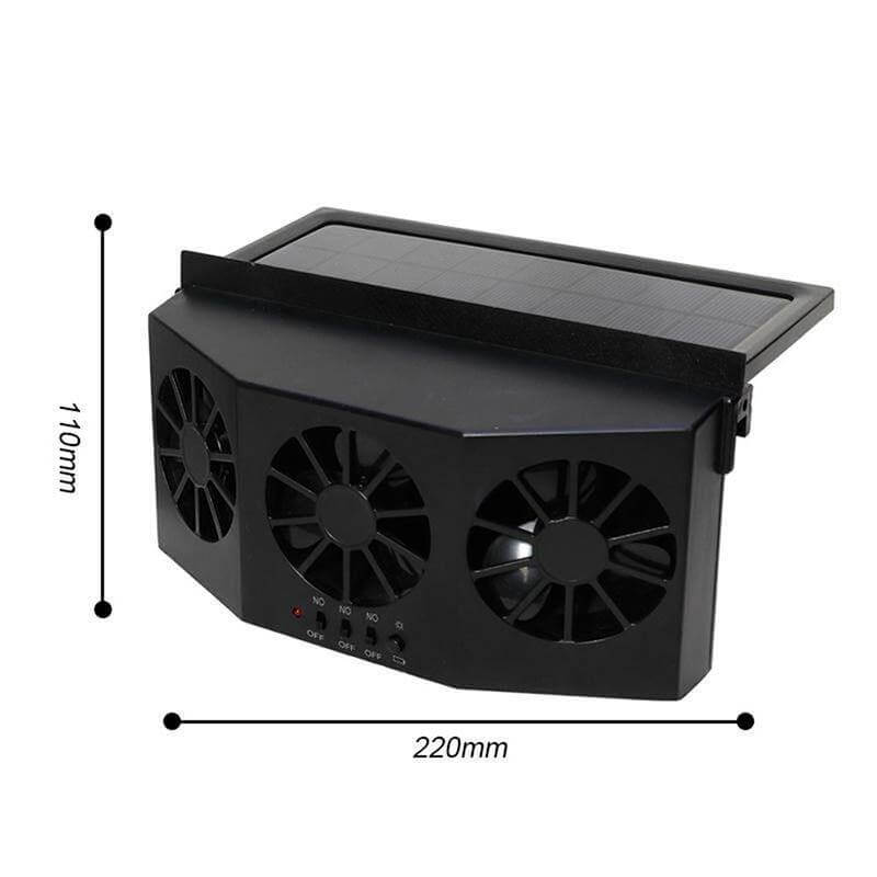 Bilventilator Solcelledrevet