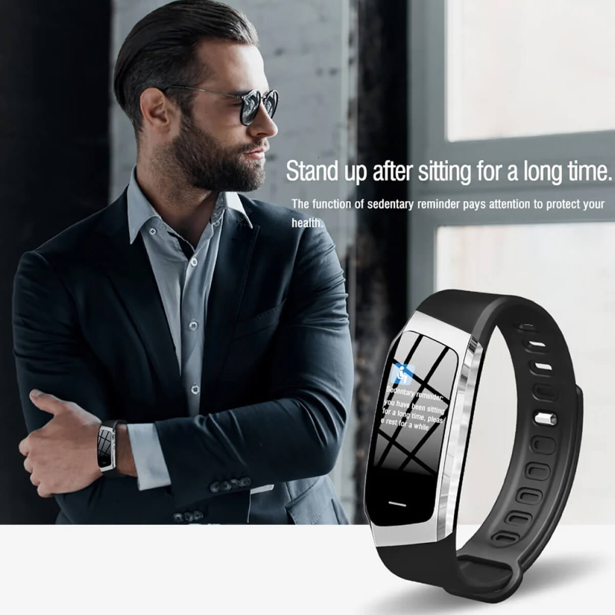 Blodtryks Smartwatch og Pulsmonitor