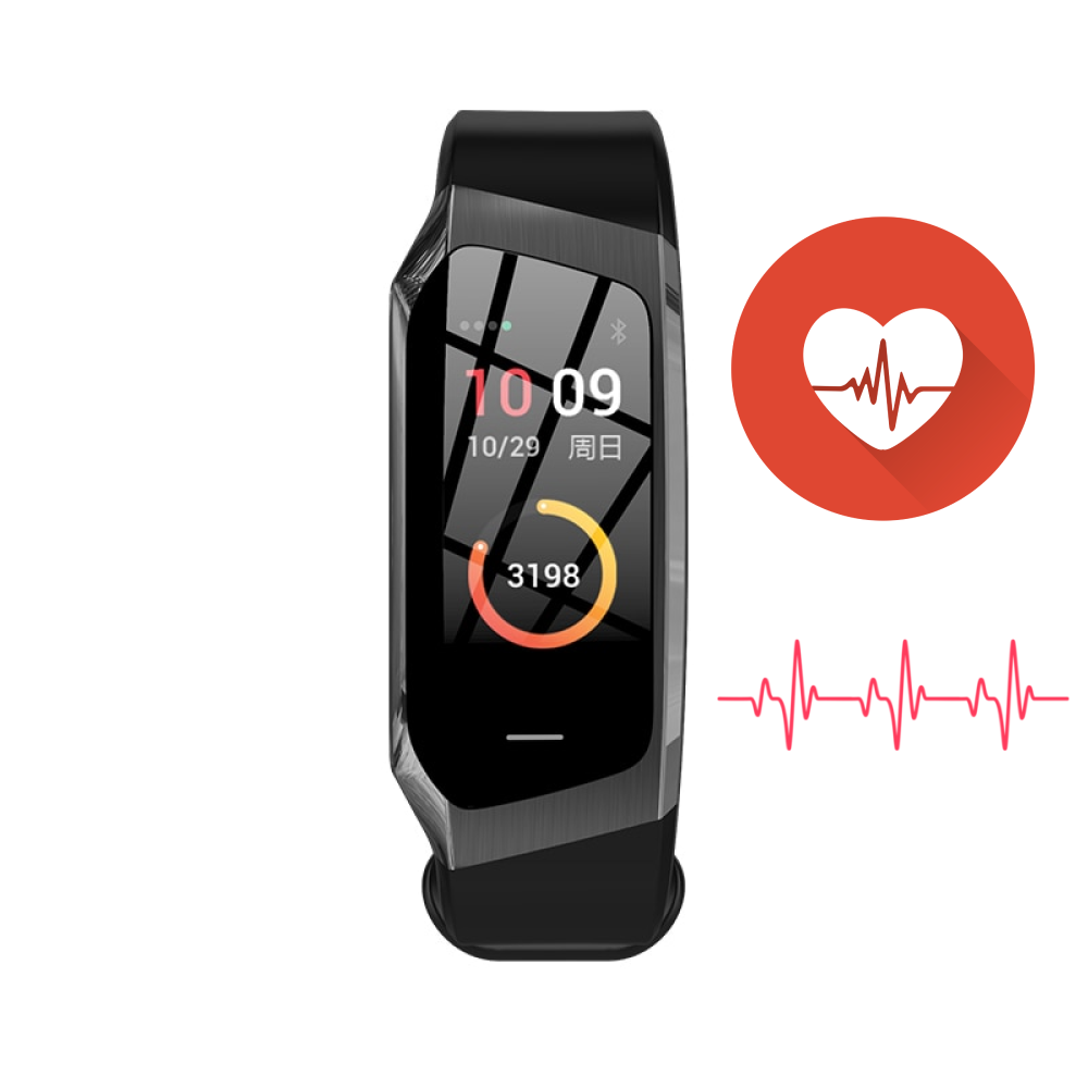 Blodtryks Smartwatch og Pulsmonitor