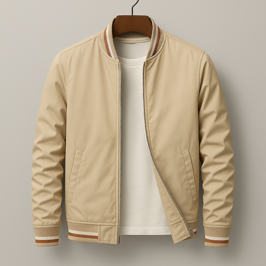 Bob Blouson Bomber Herre – Letvægts & Elegant Varsity Jakke med Moderne Stil