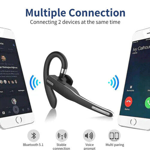 Bluetooth Headset med Dual Mic til Professionel Brug
