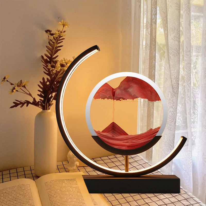 Bordlampe 3D Sand Skål Moderne Design