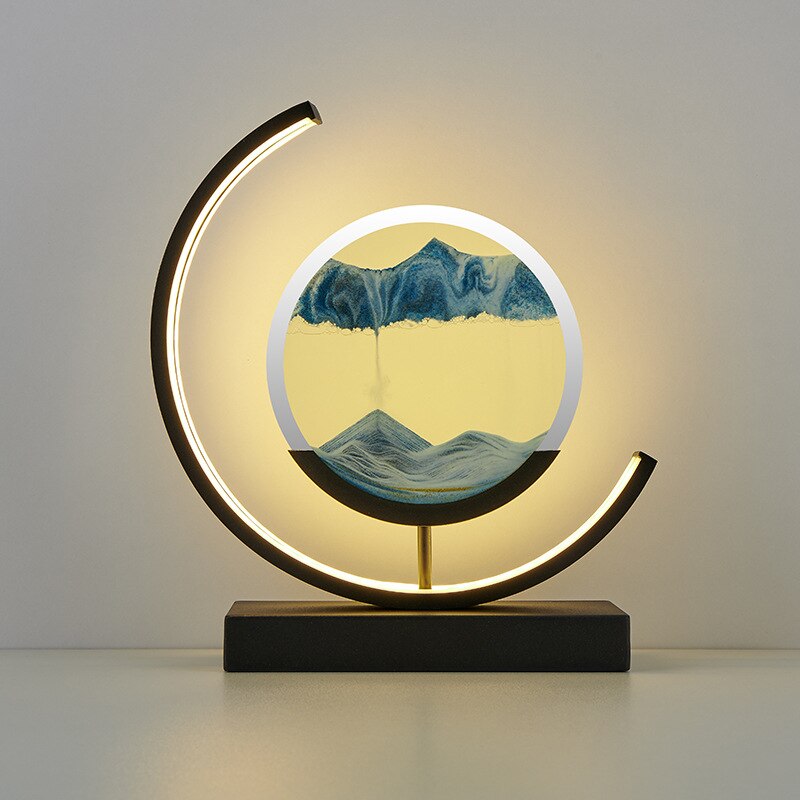 Bordlampe 3D Sand Skål Moderne Design