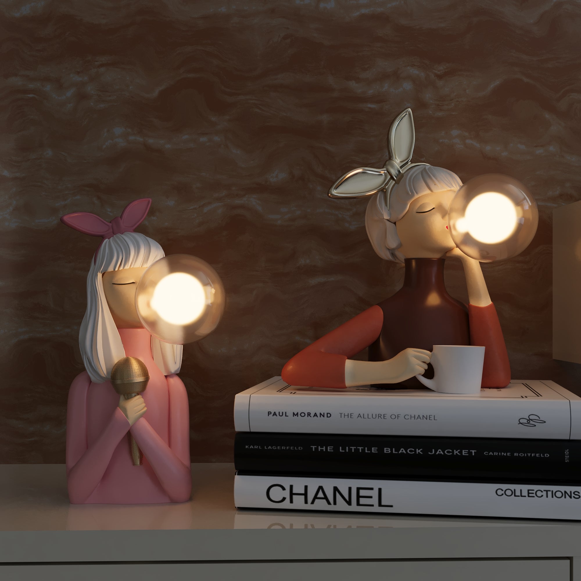 Bordlampe Håndlavet Kunstnerisk Design