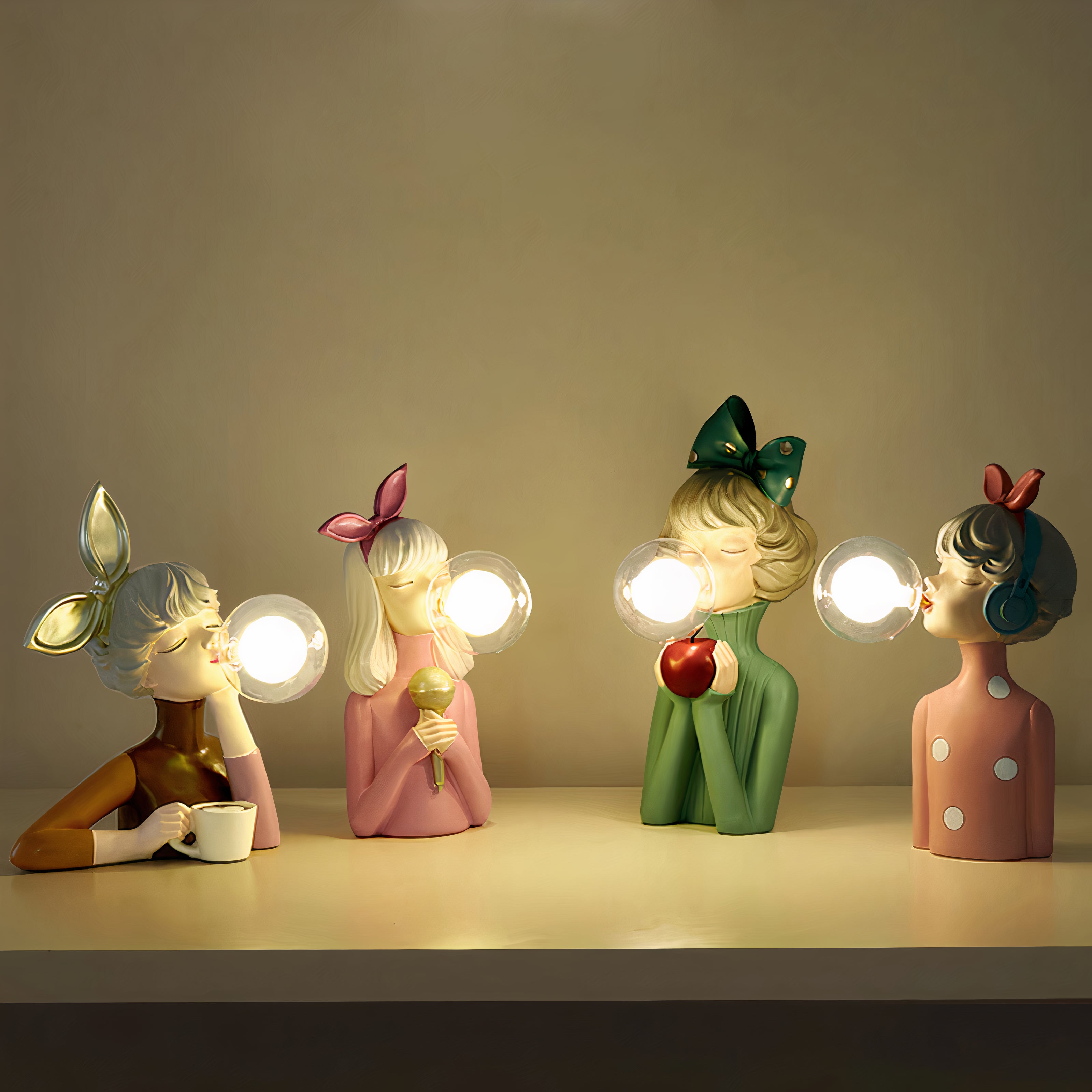 Bordlampe Håndlavet Kunstnerisk Design