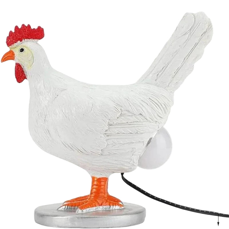 Bordlampe Uden Ledning Kylling Design Sjov Belysning