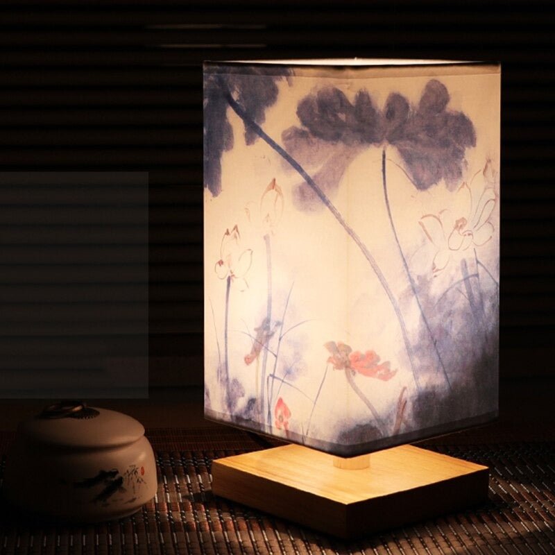 Bordlampe i Japansk Skandinavisk Stil