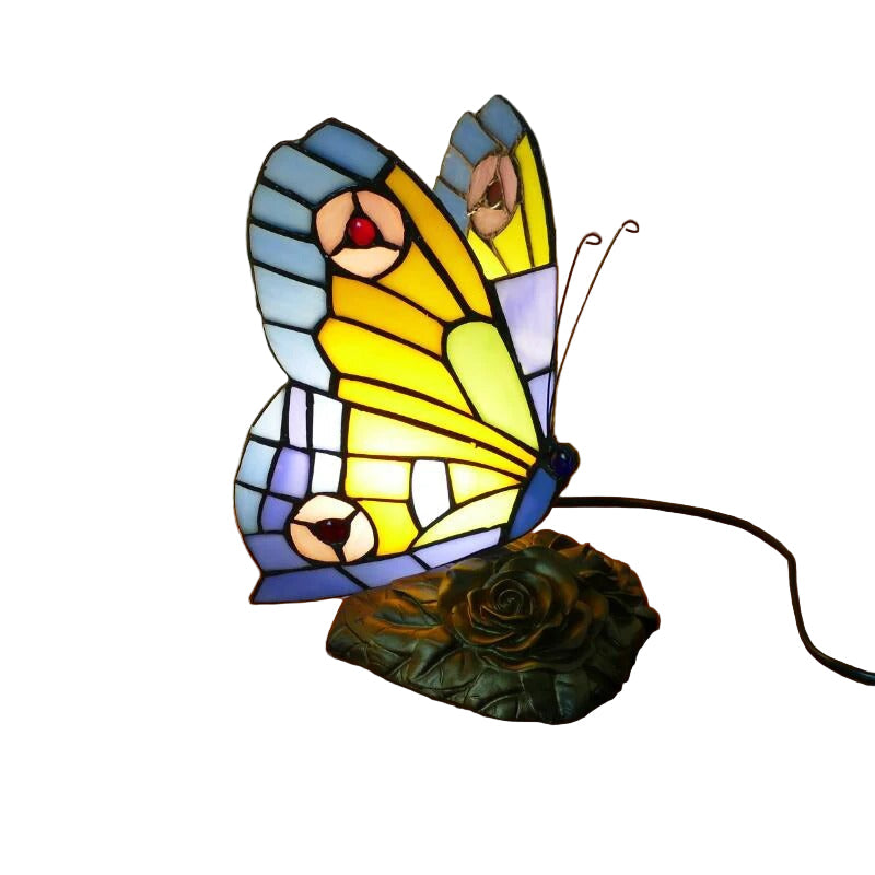 Bordlampe med Retro Sommerfugl Design
