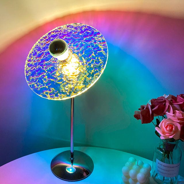 Bordlampe med Solnedgangsprojektion