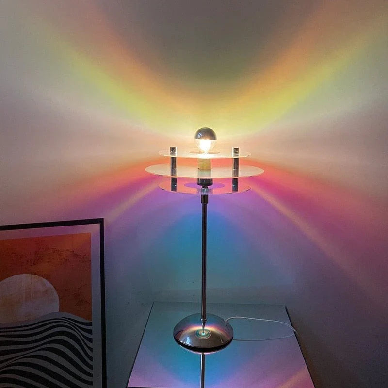 Bordlampe med Solnedgangsprojektion