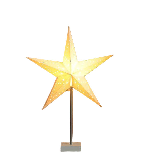 Bordlampe med Stjernedesign