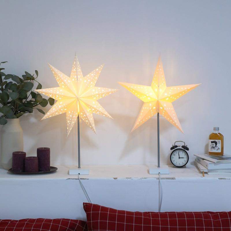 Bordlampe med Stjernedesign