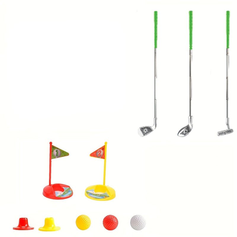 Børnegolfsæt med Justerbare Køller til Børn