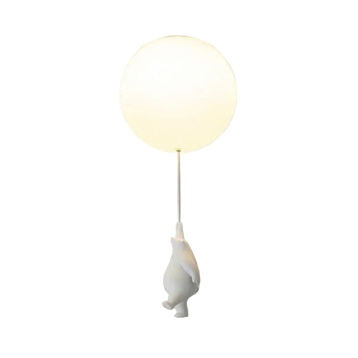 Børnelampe Hænge med Bjørn og Ballon Design