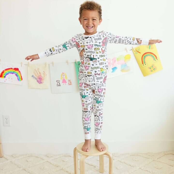 Børnepyjamas med Kreativ Designmulighed