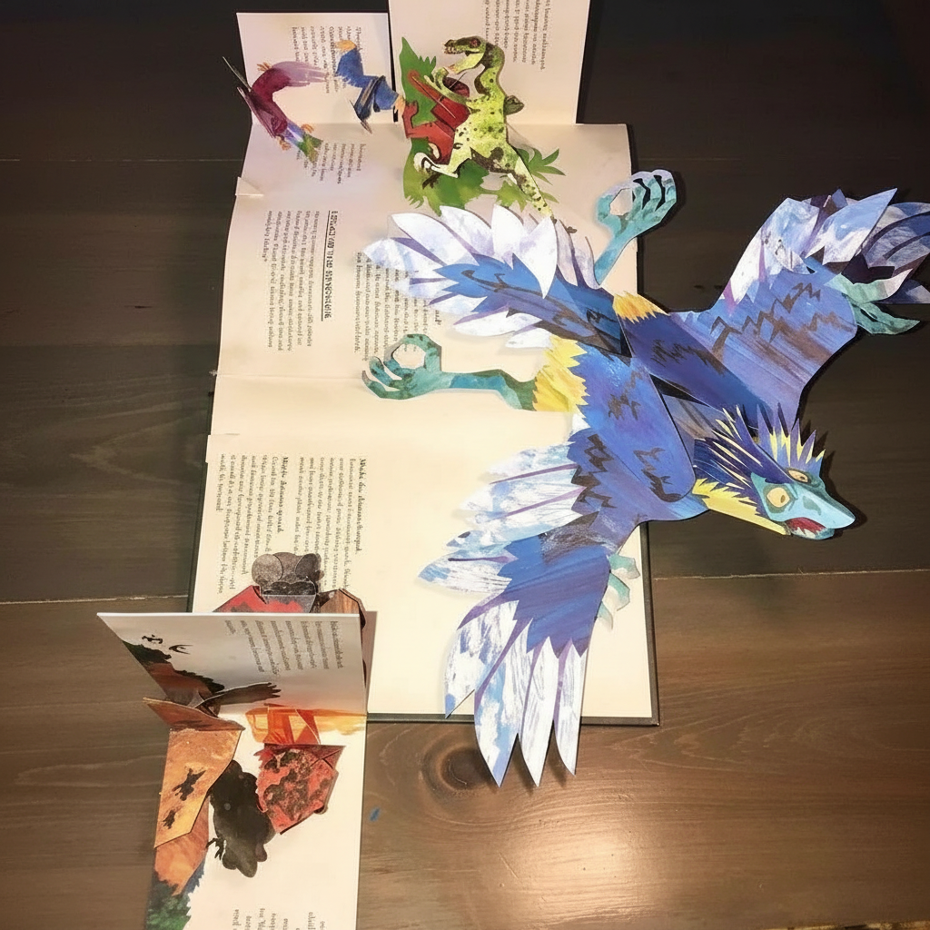 Børns 3D Pop-up Bog Dinosaurer Eventyr