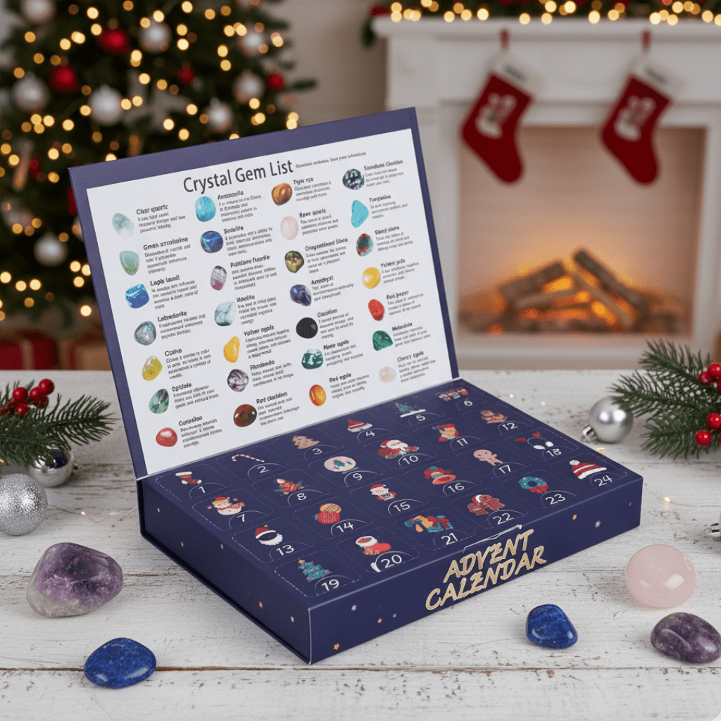 Børns Adventskalender med Ædelsten Udgravning - Læring og Leg i December