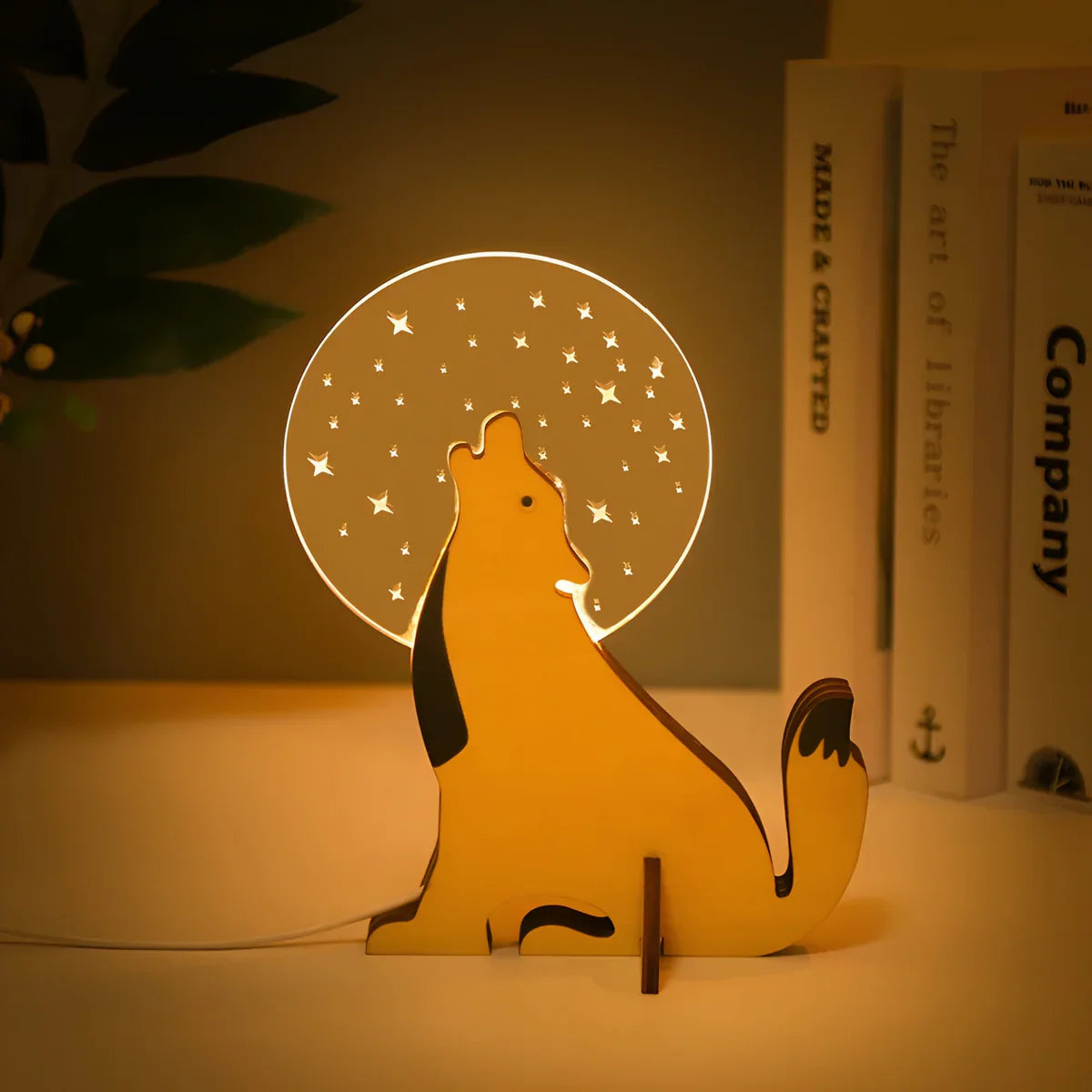 Børns Bordlampe med Dyremotiver
