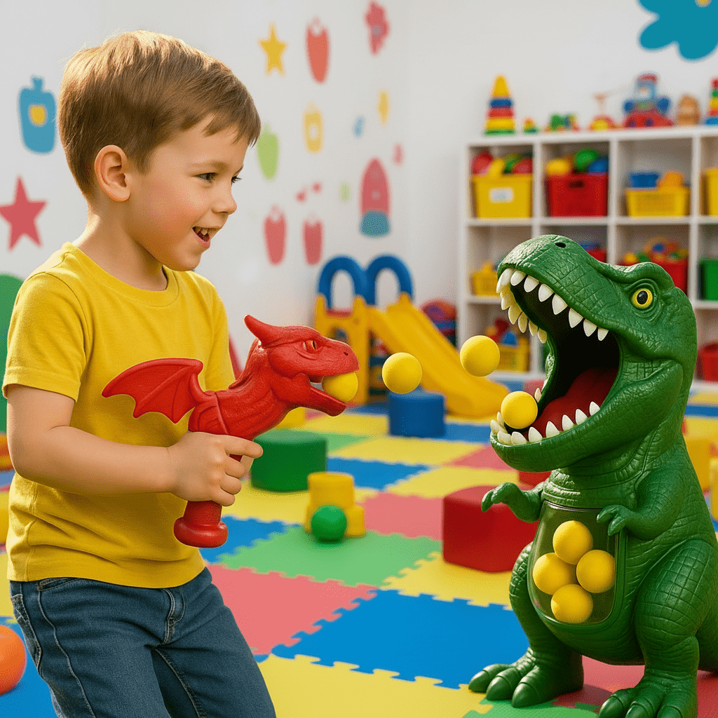 Børns Dinosaur Skydespil DINOPOP BLASTER