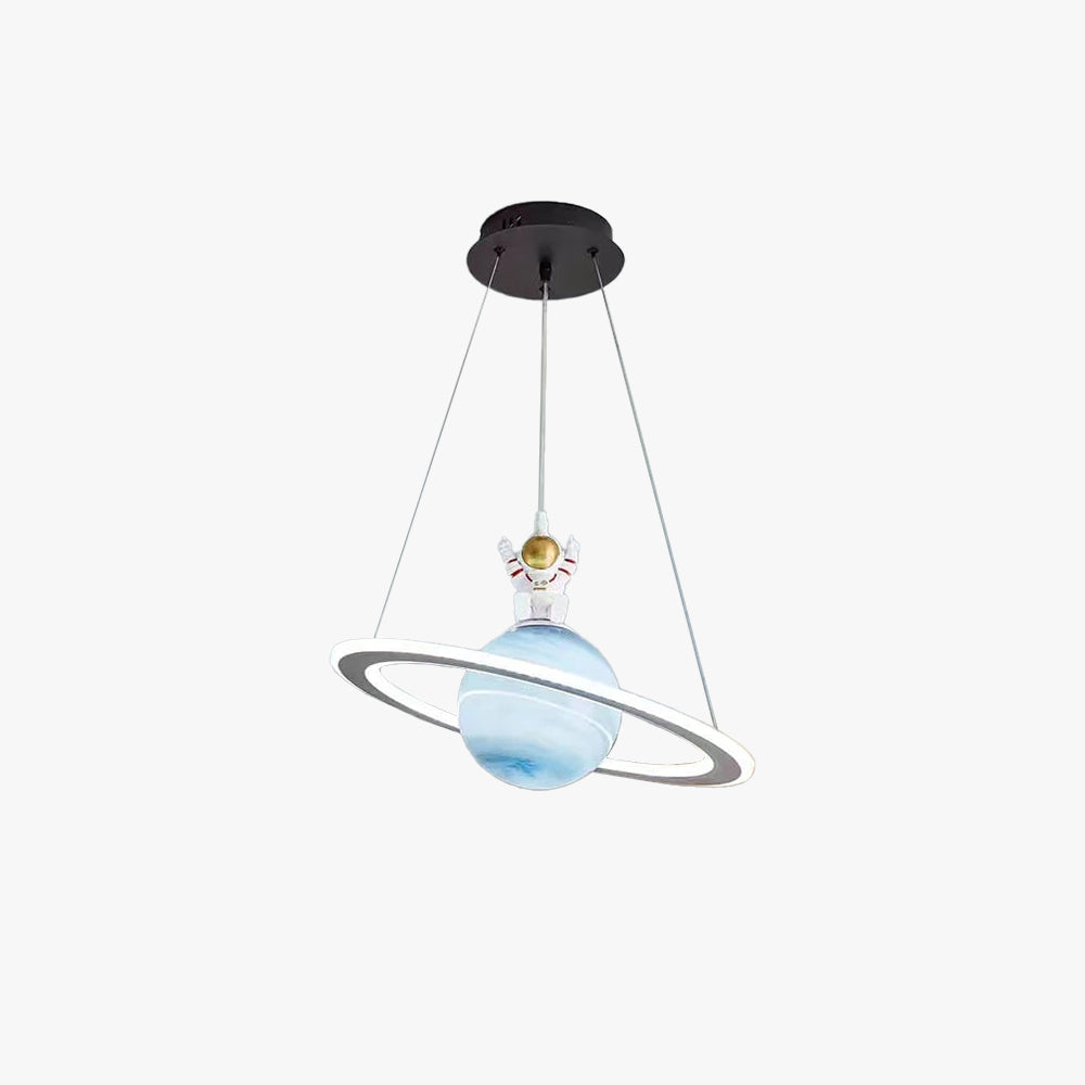 Børns LED Hængelampe Planetarisk Design