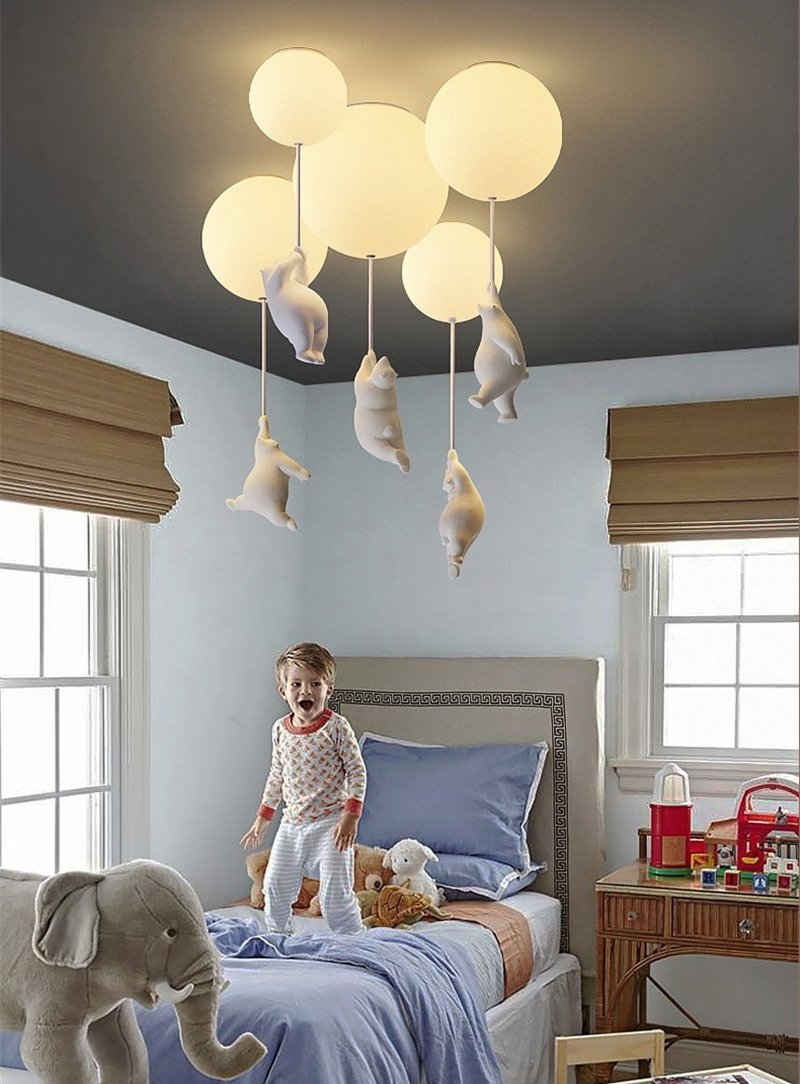 Børns Loftslampe Bjørn Design