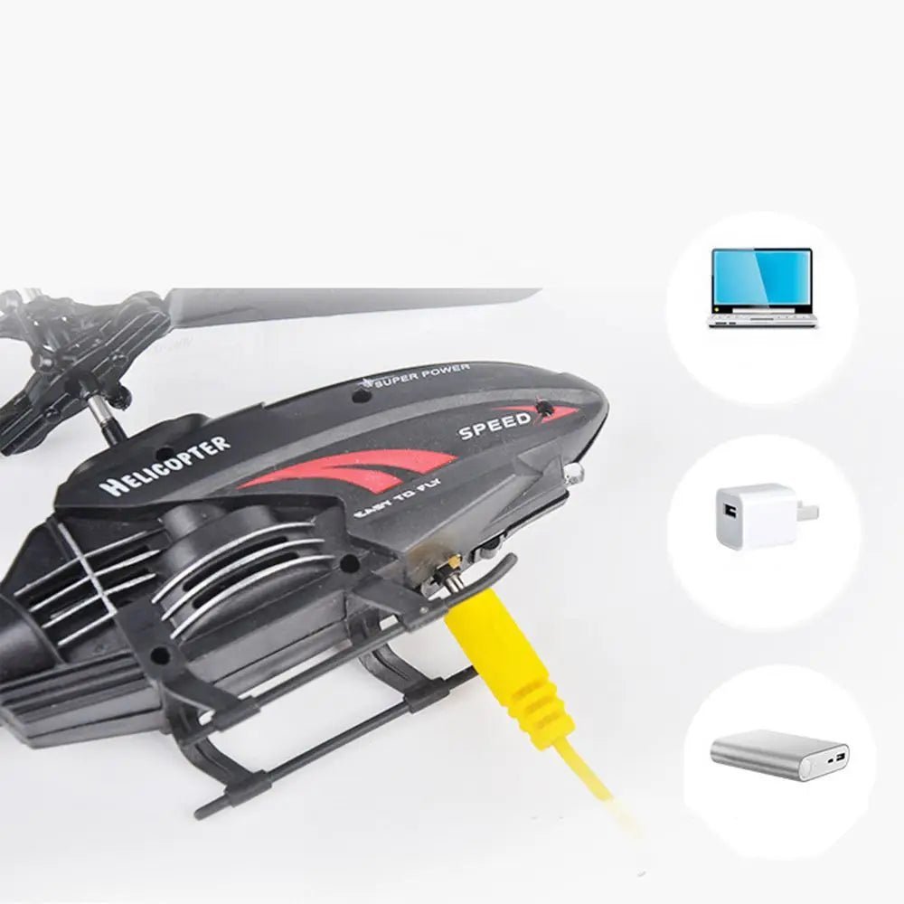 Børns Minihelikopter Genopladelig Med Gyrostabilisering