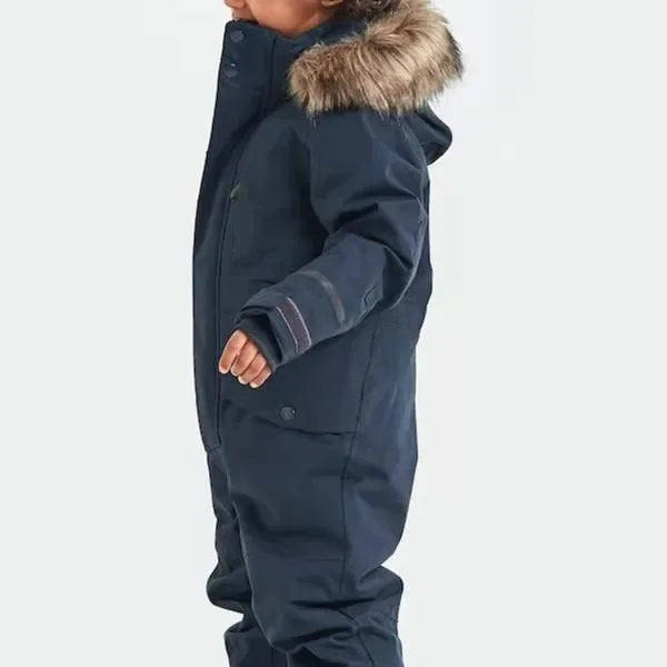 Børns Skioverall Vandtæt og Vindtæt med Hætte