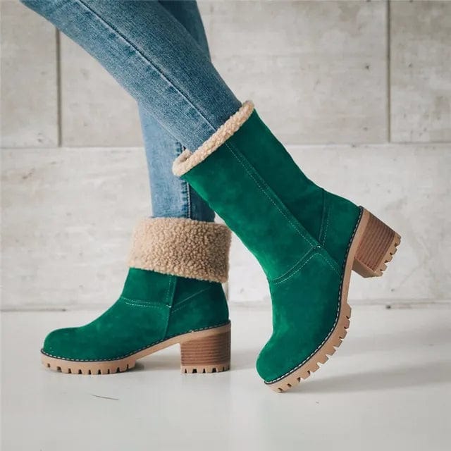 Ella | Mid-Calf Uldstøvler