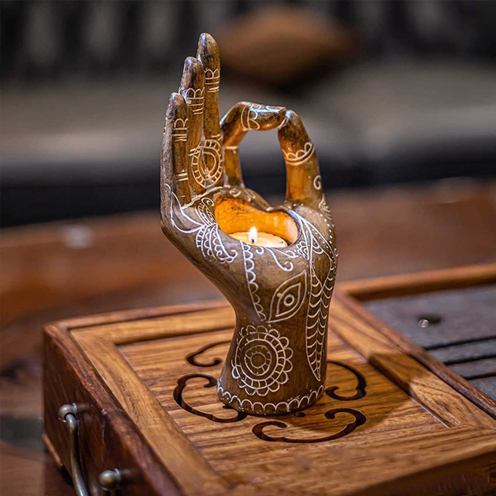 Buddha Hand Lysestage