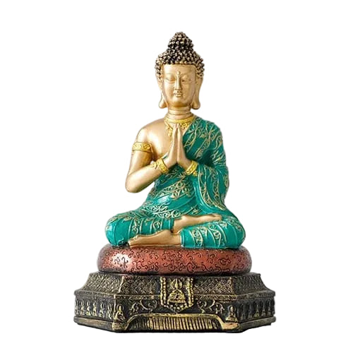 Buddha Statue Mediterende Design