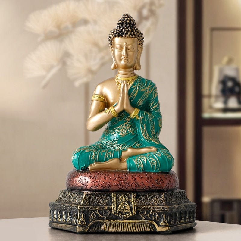Buddha Statue Mediterende Design