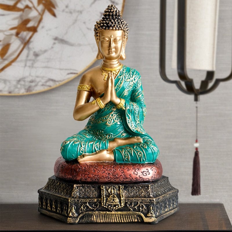 Buddha Statue Mediterende Design