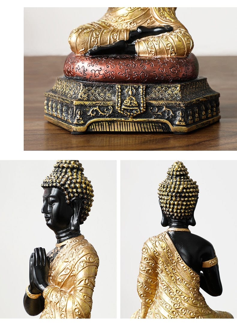Buddha Statue Mediterende Design