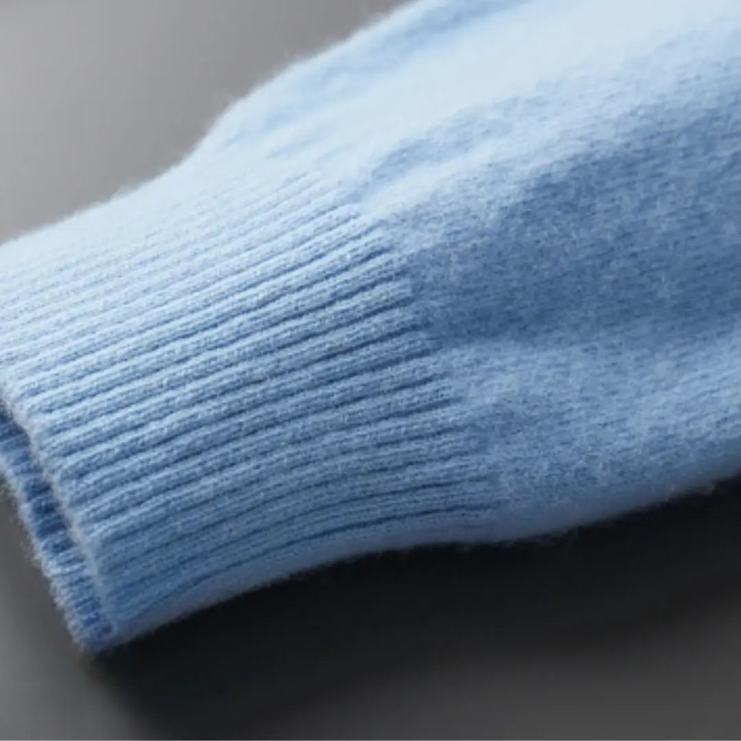 Cardigan til Herre med Tidløst Design og Knaplukning