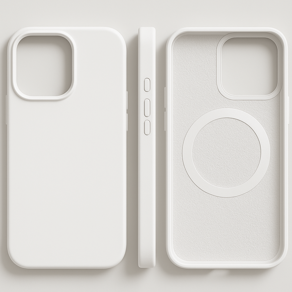 MAGNESOFT LUXE – Magnetisk Silikonecover med Soft-Touch Overflade til iPhone
