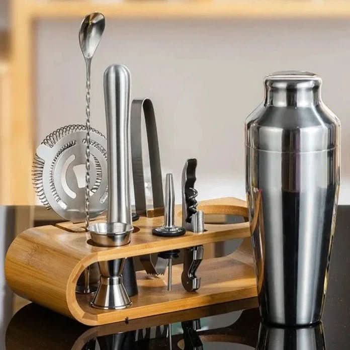 Cocktail Sæt til Mixologi Komplet Med Shaker, Målbæger og Værktøjer