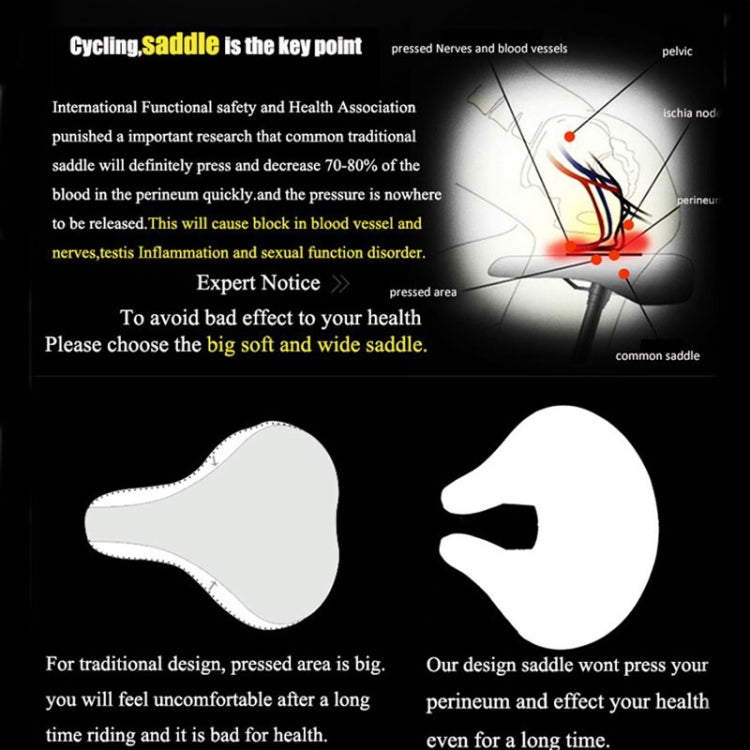 Cykelsadel til Mountainbike Ergonomisk Design