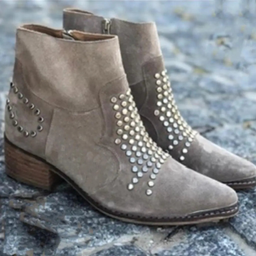 ANKLE STØVLER MED STUDS