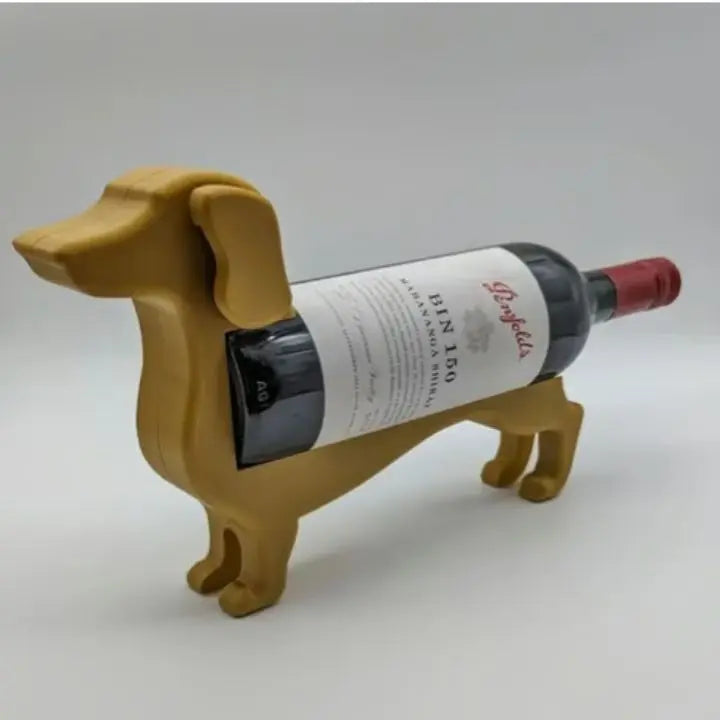 Dachshund Vinflaskeholder Unik Design Dekorativ Indretning