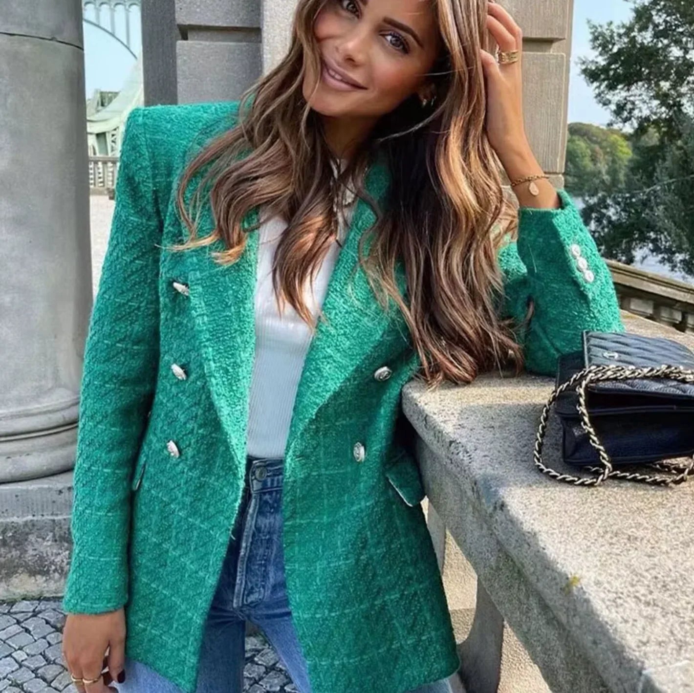 Kvinders Blazer Klassisk Stil