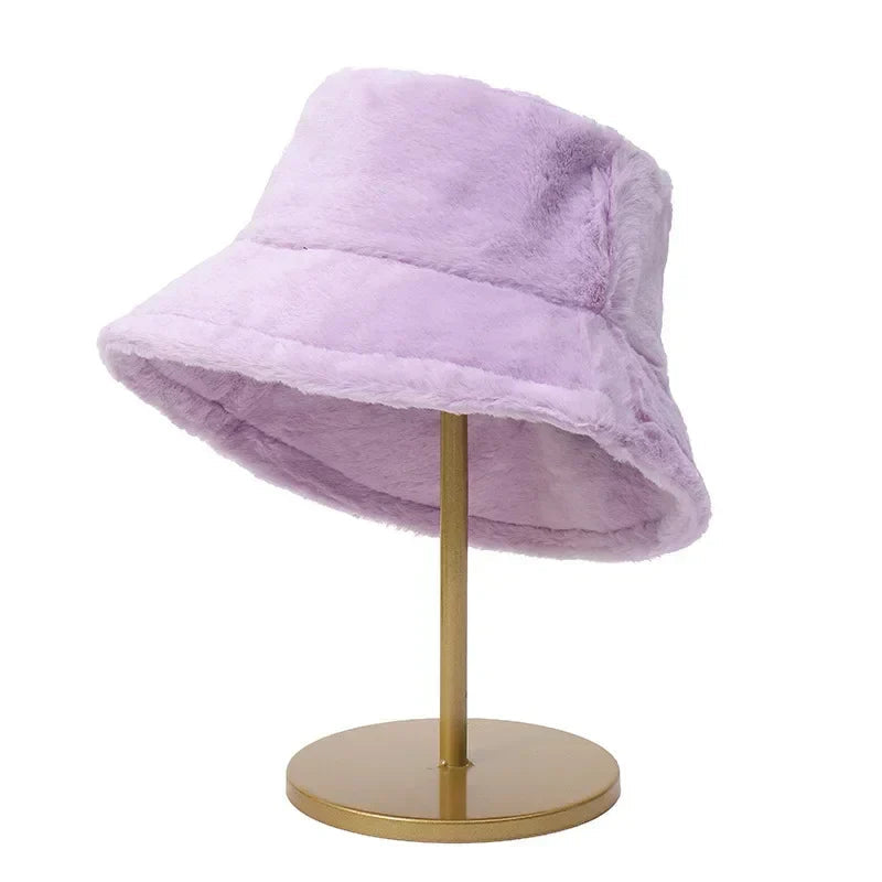 Dame Bucket Hat Varm Stilfuld
