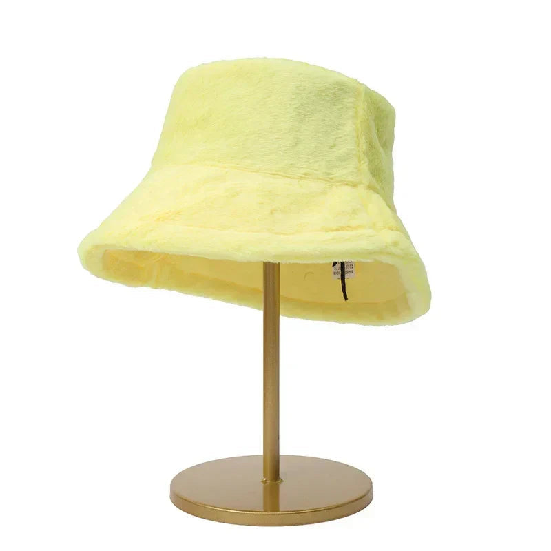 Dame Bucket Hat Varm Stilfuld